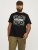 Jack & Jones JJPAISLEY T-Shirt Black - Camisetas - Camisetas - 2XL-14XL