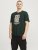 Jack & Jones XMAS Christmas Skull T-Shirt Dark Slate Grey - Camisetas - Camisetas - 2XL-14XL