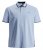 Jack & Jones PAULOS Short Sleeve Polo Light Blue/PS - Polos - Polos 2XL-8XL