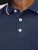 Jack & Jones PAULOS Short Sleeve Polo Navy Blazer - Polos - Polos 2XL-8XL
