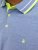 Jack & Jones PAULOS Short Sleeve Polo Light Blue/NEON - Polos - Polos 2XL-8XL