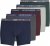 Jack & Jones OLIVER Trunks 5-Pack Dark Grey Melange - Ropa interior - Ropa interior 2XL-8XL