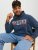 Jack & Jones CORP LOGO PLAY 4 Print Hoodie Navy Blazer - Sudaderas - Sudaderas 2XL-12XL
