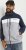 Jack & Jones RUSH White/Grey Blocking Bomber Jacket with Hood Navy Blazer - Chaquetas - Chaquetas Tallas Grandes 2XL-8XL