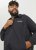 Jack & Jones RUSH SOLID Bomber Jacket with Hood Black - Chaquetas - Chaquetas Tallas Grandes 2XL-8XL