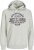 Jack & Jones 2 COL LOGO Hoodie White Melange - Sudaderas - Sudaderas 2XL-12XL