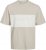 Jack & Jones LEGACY BLOCKING T-Shirt Beige - Camisetas - Camisetas - 2XL-14XL