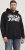 Jack & Jones CORP LOGO Large Print Hoodie Black - Sudaderas - Sudaderas 2XL-12XL