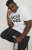 Jack & Jones CORP Logo T-Shirt White w Large Black Print - Camisetas - Camisetas - 2XL-14XL