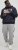 Jack & Jones CORP LOGO Large Print Hoodie Navy Blazer - Sudaderas - Sudaderas 2XL-12XL