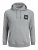 Jack & Jones JJLOCK SWEAT HOOD Grey - Sudaderas - Sudaderas 2XL-12XL