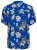 Jack & Jones JORLUKE FLORES Resort Shirt Nautical Blue - Camisas - Camisas 2XL-10XL