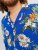 Jack & Jones JORLUKE FLORES Resort Shirt Nautical Blue - Camisas - Camisas 2XL-10XL