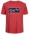 Jack & Jones JORJOSHUA T-shirt Red - Camisetas - Camisetas - 2XL-14XL