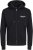 Jack & Jones ESTERBRO Zip Hoodie Black - Sudaderas - Sudaderas 2XL-12XL