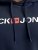 Jack & Jones CORP OLD LOGO REG FIT Hoodie Navy Blazer - Sudaderas - Sudaderas 2XL-12XL