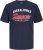 Jack & Jones LOGO O-Neck T-Shirt Dark Blue - Camisetas - Camisetas - 2XL-14XL
