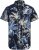 Jack & Jones Hawaii AOP Shirt Blue - Camisas - Camisas 2XL-10XL