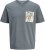 Jack & Jones Split Pocket Print T-Shirt Grey - Camisetas - Camisetas - 2XL-14XL