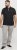 Jack & Jones Fusion Pique Zipper Polo Black - Polos - Polos 2XL-8XL