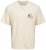 Jack & Jones Bellagio Collage Crew Neck T-Shirt Antique White - Camisetas - Camisetas - 2XL-14XL