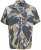 Jack & Jones Vira Marshall AOP Short Sleeve Shirt Silver Sage - Camisas - Camisas 2XL-10XL