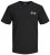 Jack & Jones JCOEDTN T-Shirt with Back Print Black - Camisetas - Camisetas - 2XL-14XL