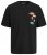 Jack & Jones JORDECAL T-Shirt with Back Print Black - Camisetas - Camisetas - 2XL-14XL