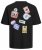 Jack & Jones JORDECAL T-Shirt with Back Print Black - Camisetas - Camisetas - 2XL-14XL