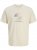 Jack & Jones Calma Crew Neck T-Shirt Sweet Corn - Camisetas - Camisetas - 2XL-14XL