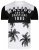 Kam Jeans 5228 Malibu T-shirt Black/White - Camisetas - Camisetas - 2XL-14XL