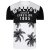 Kam Jeans 5228 Malibu T-shirt Black/White - Camisetas - Camisetas - 2XL-14XL
