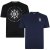 Kam Jeans 5348 T-shirt Vintage/Denim Twin Pack - Camisetas - Camisetas - 2XL-14XL