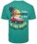 Kam Jeans 5711 Endless Summers Slub Tee With Back Print Emerald - Camisetas - Camisetas - 2XL-14XL