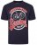 Kam Jeans 5712 Twin Pack Motorcycle/Cycle Print Tee Black and Navy - Camisetas - Camisetas - 2XL-14XL