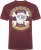 Kam Jeans 5753 Buccaneer Print T-Shirt BURGUNDY MARL - Camisetas - Camisetas - 2XL-14XL