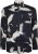 Kam Jeans 6059 LS Bird Print Shirt Navy - Camisas - Camisas 2XL-10XL