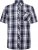 Kam Jeans 6301 SS Casual Check Shirt Navy - Camisas - Camisas 2XL-10XL