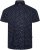 Kam Jeans 6325 Dobby Print Short Sleeve Shirt Black - Camisas - Camisas 2XL-10XL