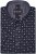 Kam Jeans 6325 Dobby Print Short Sleeve Shirt Black - Camisas - Camisas 2XL-10XL