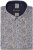 Kam Jeans 6329 Mini Floral Print Short Sleeve Shirt Grey - Camisas - Camisas 2XL-10XL