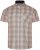 Kam Jeans 6382 Camisa Cuadros Texturizada de Manga Corta Beige - Camisas - Camisas 2XL-10XL
