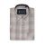Kam Jeans 6382 Camisa Cuadros Texturizada de Manga Corta Beige - Camisas - Camisas 2XL-10XL