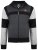 Kam Jeans 702 Cut and Sew Hoodie Charcoal - Sudaderas - Sudaderas 2XL-12XL