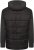 Kam Jeans KV135 Quilted Zip Thru Hoody with Padded Body & Jersey Sleeves Black TALL SIZES - ROPA DE HOMBRE MT-6XLT - Tamaños de talle alto