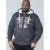 D555 Vadal Full Zip Hoodie Charcoal - Sudaderas - Sudaderas 2XL-12XL