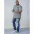 D555 Agler Waffle T-shirt Khaki - Camisetas - Camisetas - 2XL-14XL