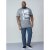 D555 Howie Fine Stripe T-shirt Grey - Camisetas - Camisetas - 2XL-14XL