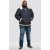 D555 Hudson Hooded Puffer Jacket Navy - Chaquetas - Chaquetas Tallas Grandes 2XL-8XL