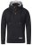 D555 Lorenzo Half zip Hoodie Black - Sudaderas - Sudaderas 2XL-12XL